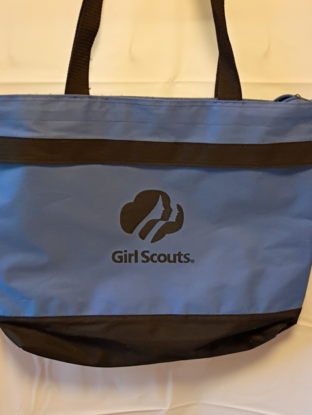 Girl Scouts Blue and Black Tote Bag